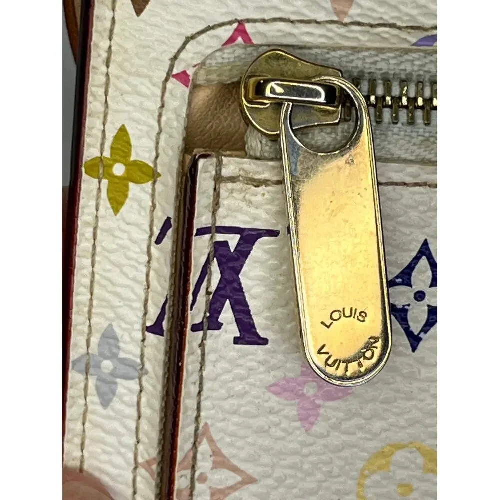 Louis Vuitton Murakami Multicolore Porte Tresor Wallet White M92659 Y2K